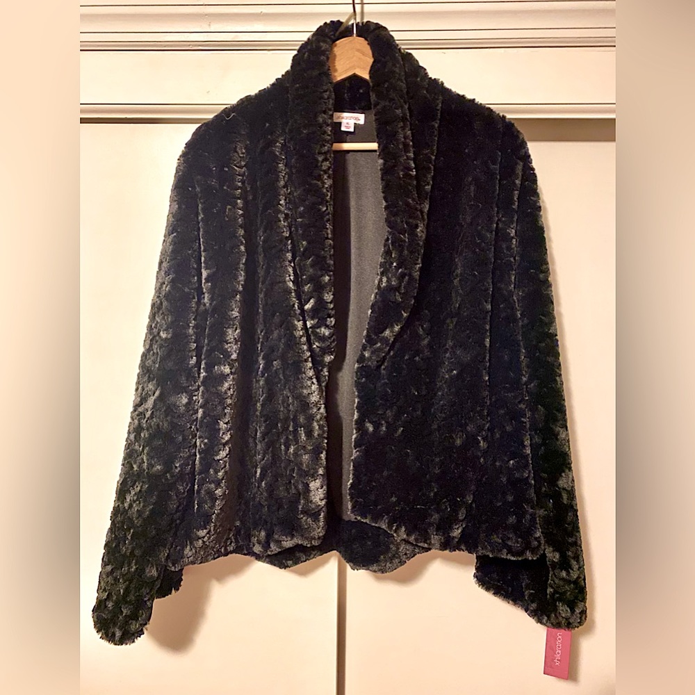 TARGET Xhilaration Faux Fur Coat